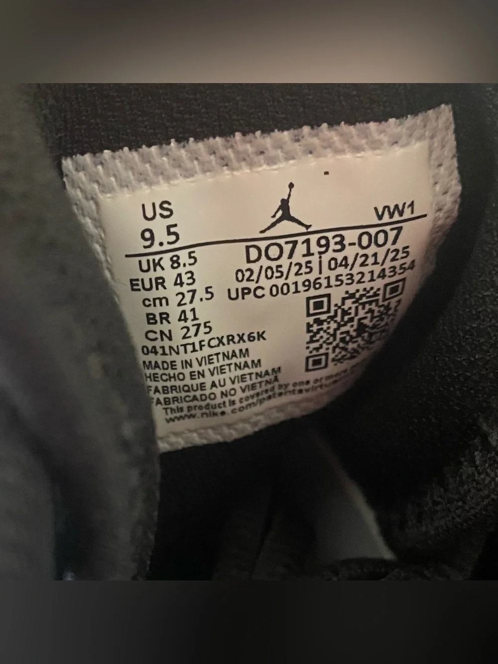 Jordan 1 Take 4 shoes mens 9.5